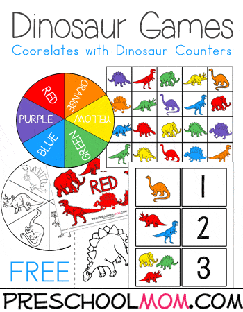 Dinosaur Preschool Printables - Preschool Mom