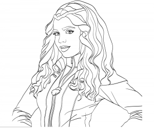 The Descendants Coloring pages for kids