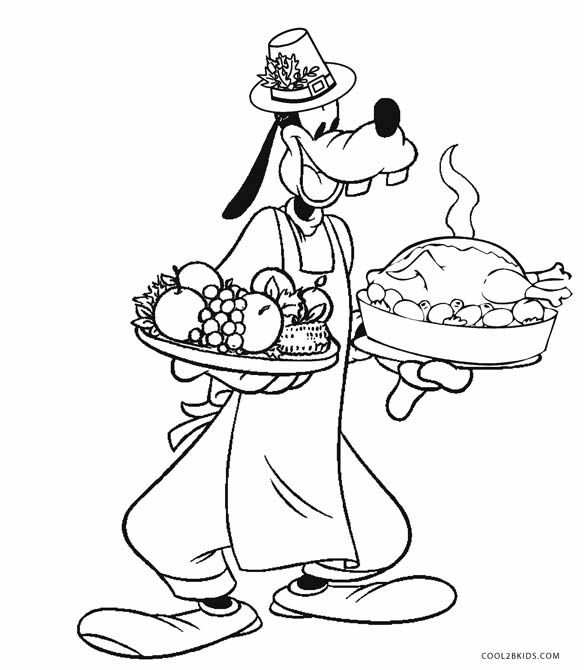 free printable disney thanksgiving coloring pages