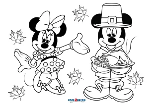 free printable disney thanksgiving coloring pages