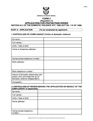 free printable divorce forms south africa