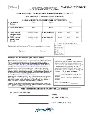 free printable divorce papers ky