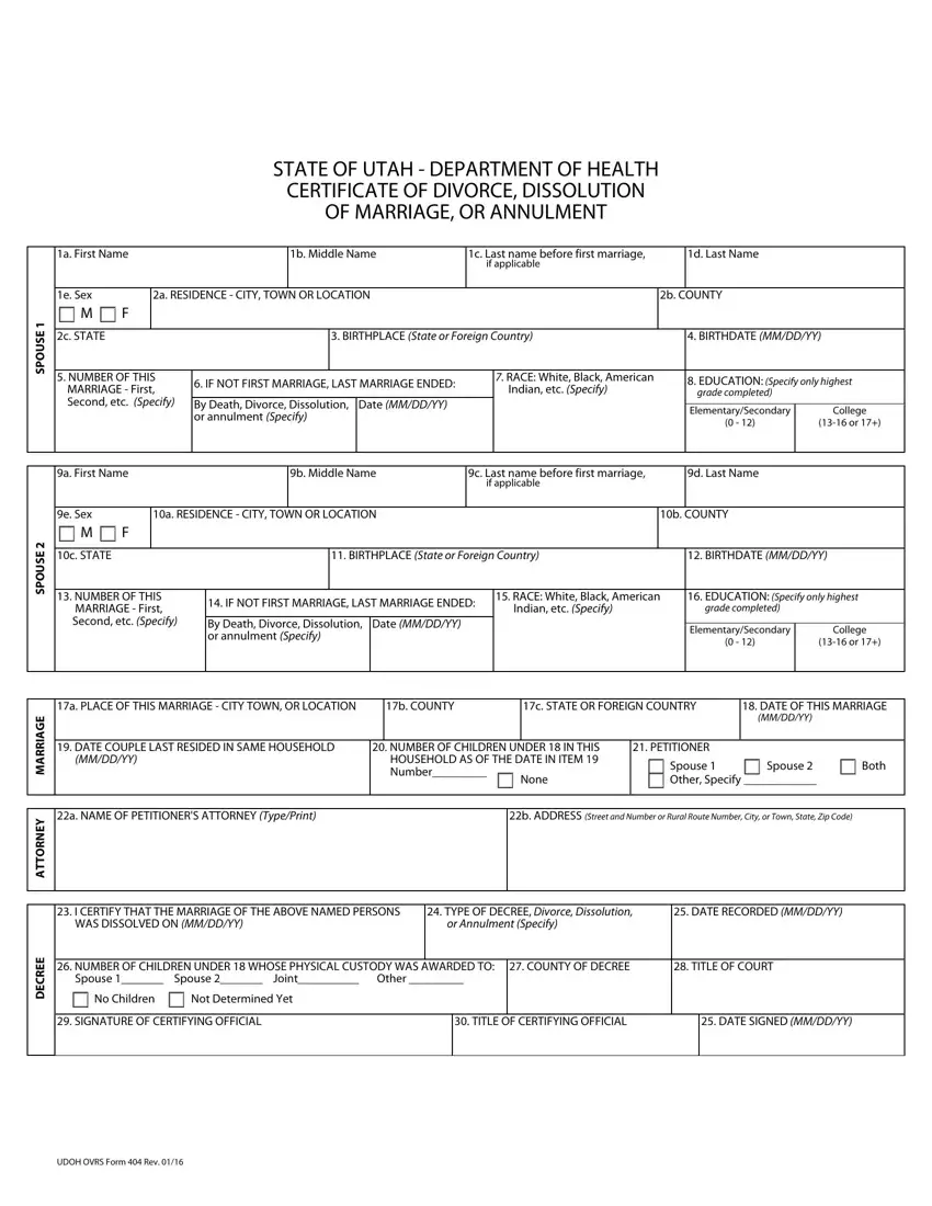 Printable Divorce Certificate ≡ Fill Out Printable PDF Forms Online