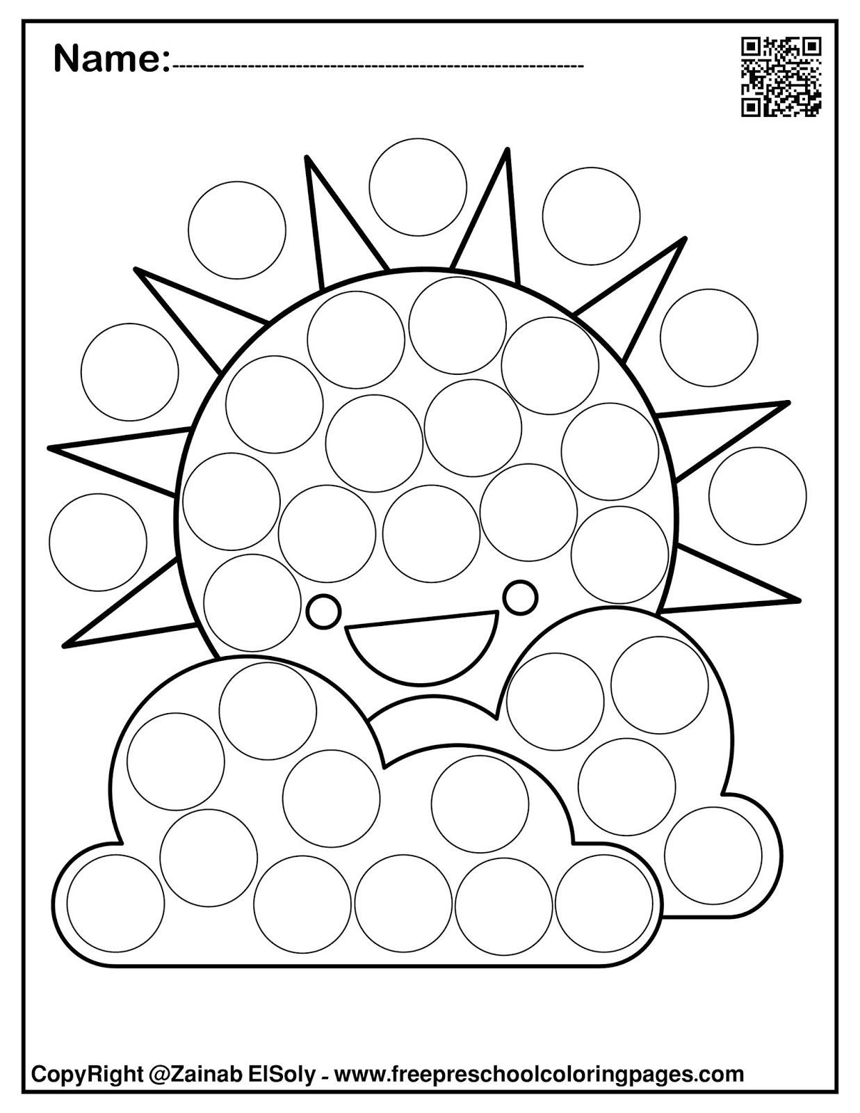 set-of-spring-dot-marker-free-coloring-pages-worksheets-library for Free Printable Rainbow Dot Marker Printable Set of Spring Dot Marker Free coloring pages - Worksheets Library for Free Printable Rainbow Dot Marker Printable