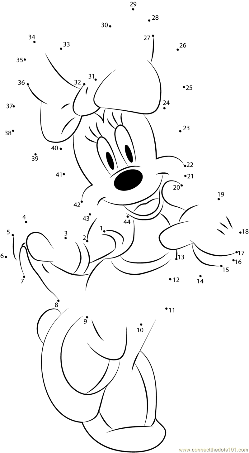 free printable dot to dot otter