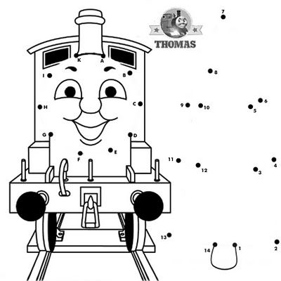 Sodor ABC online free childrens dot to dot printables for ...
