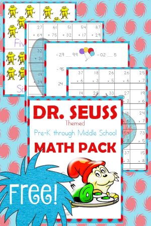 free printable dr seuss worksheet