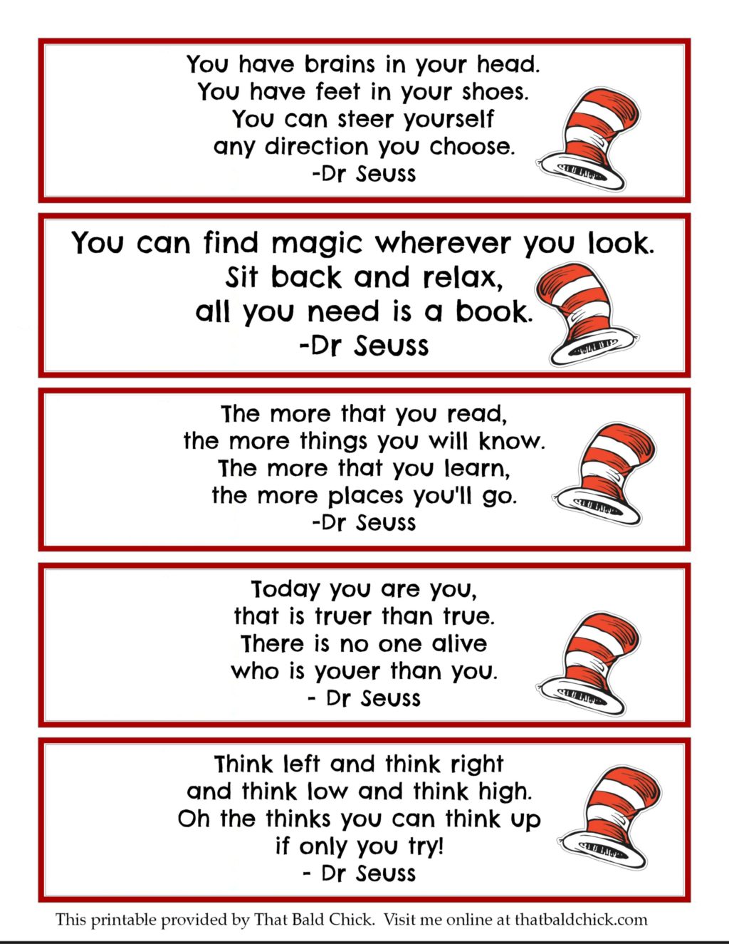 free printable dr seuss worksheet