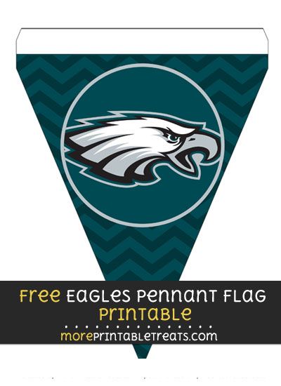 free printable eagles banner