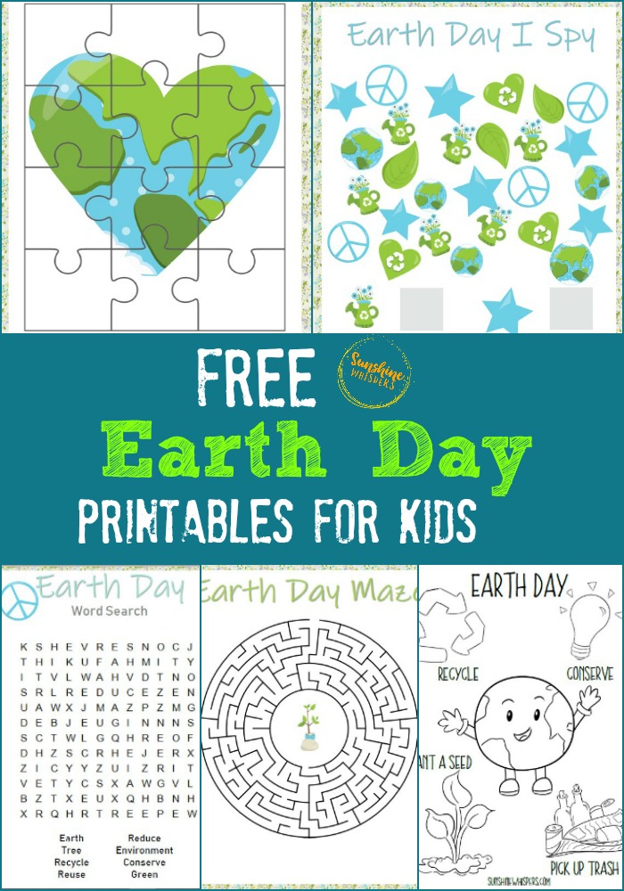 free printable earth day worksheet