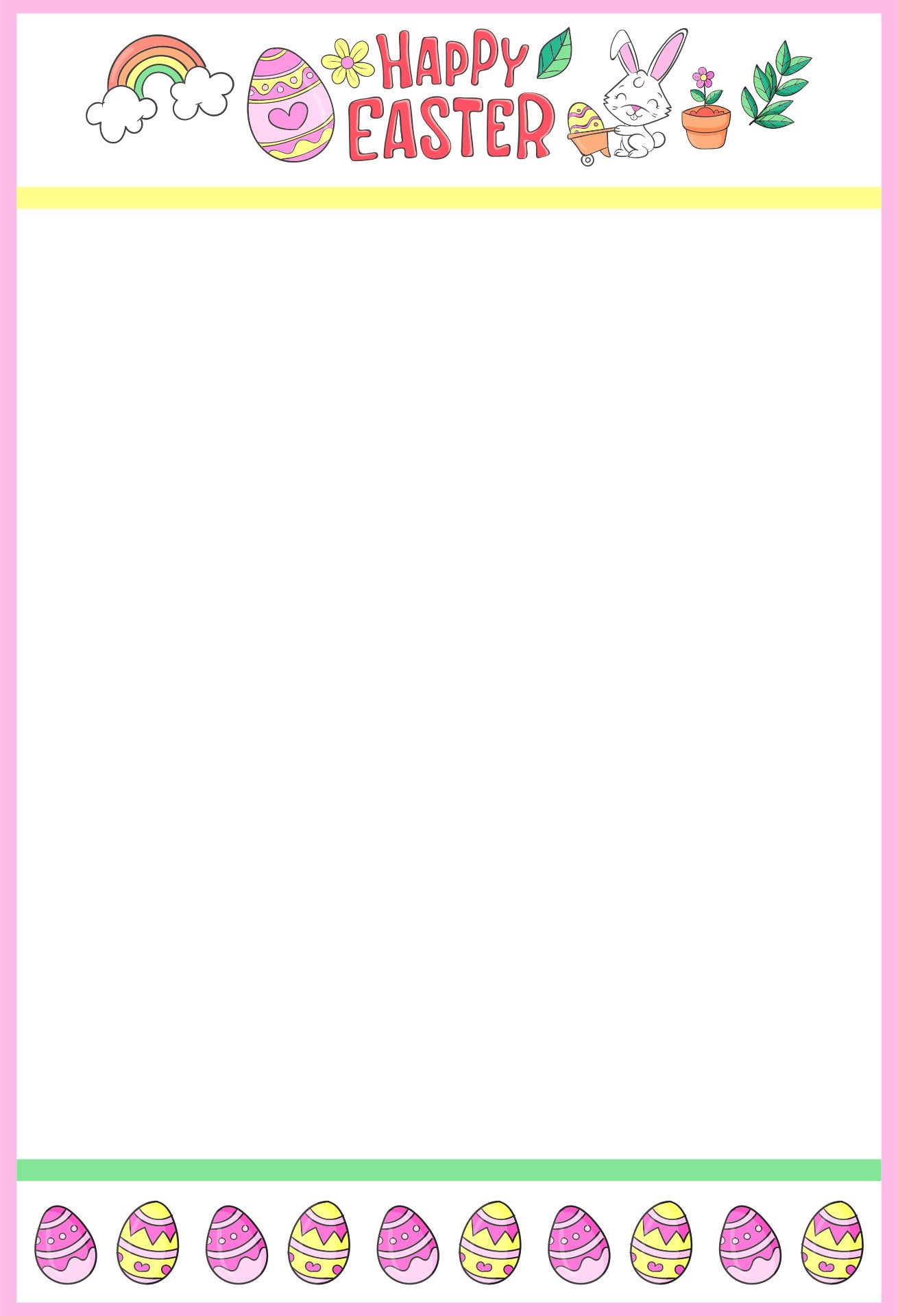 Free free printable easter borders and frames, Download Free free ...