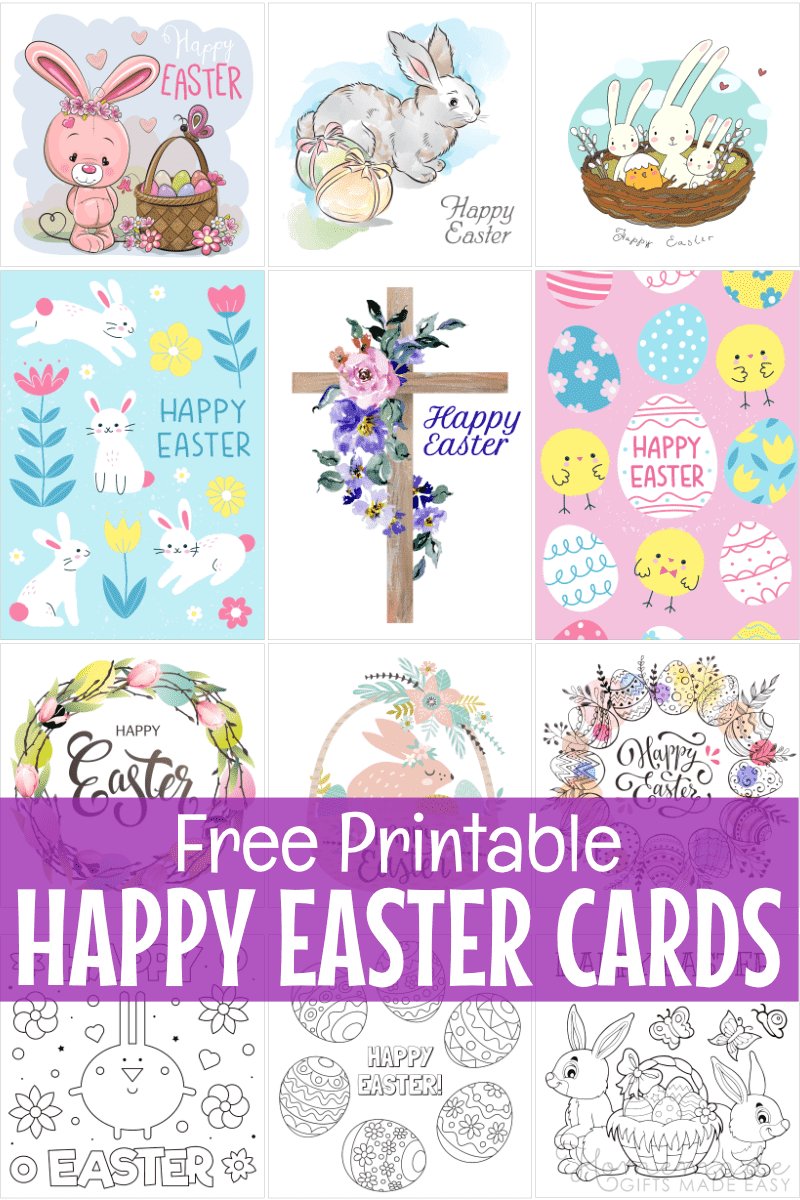 Free Printable Happy Easter Cards | Skip To My Lou