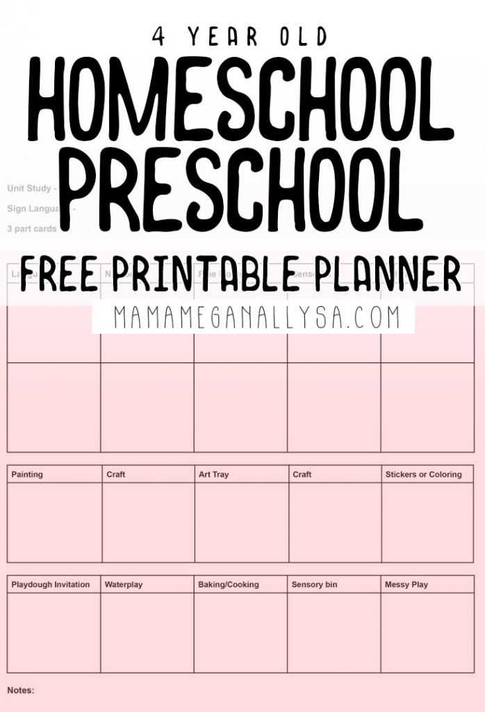 free printable easy lesson plan template