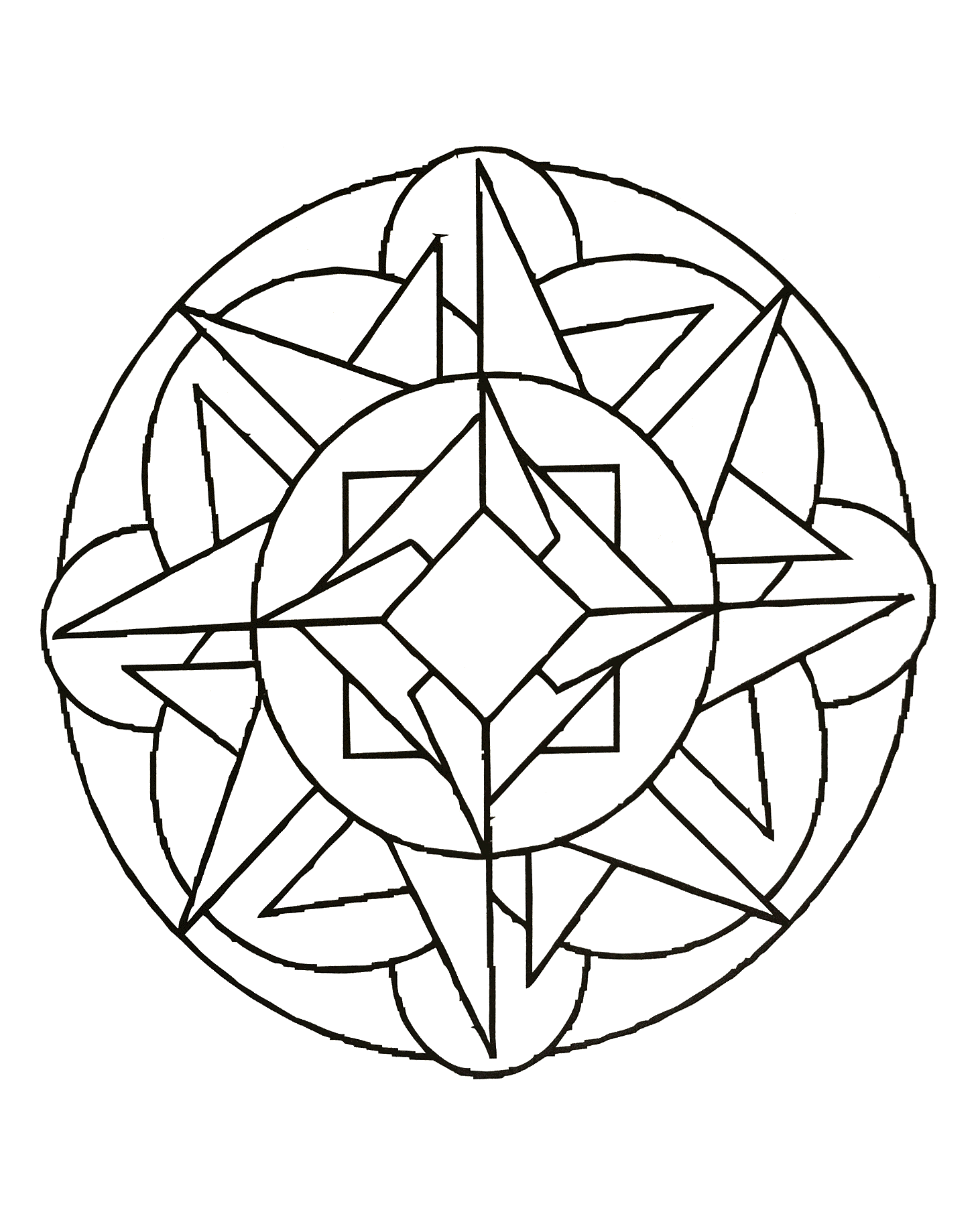 free printable easy mandalas