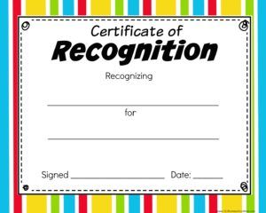 FREE Printable Certificates for Kids