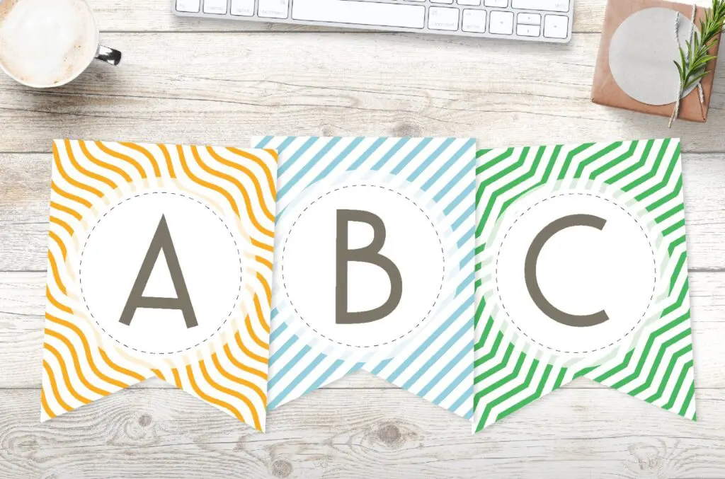 free printable editable banner template