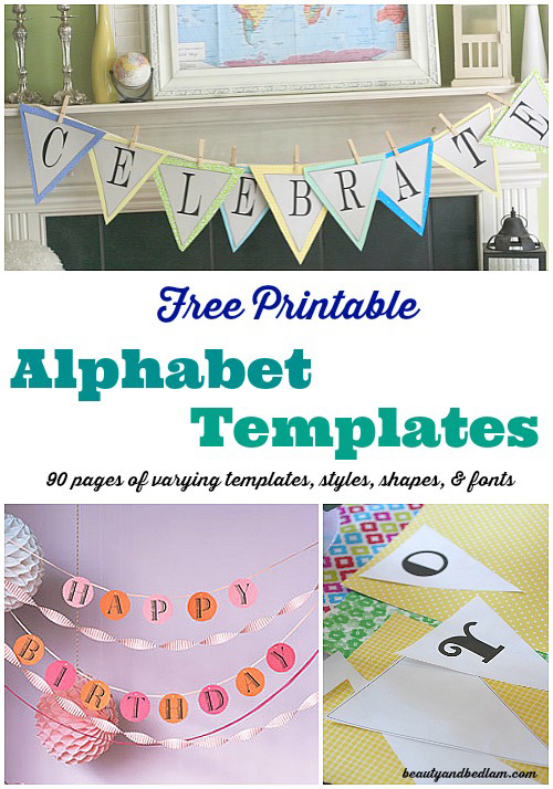 free printable editable banner template