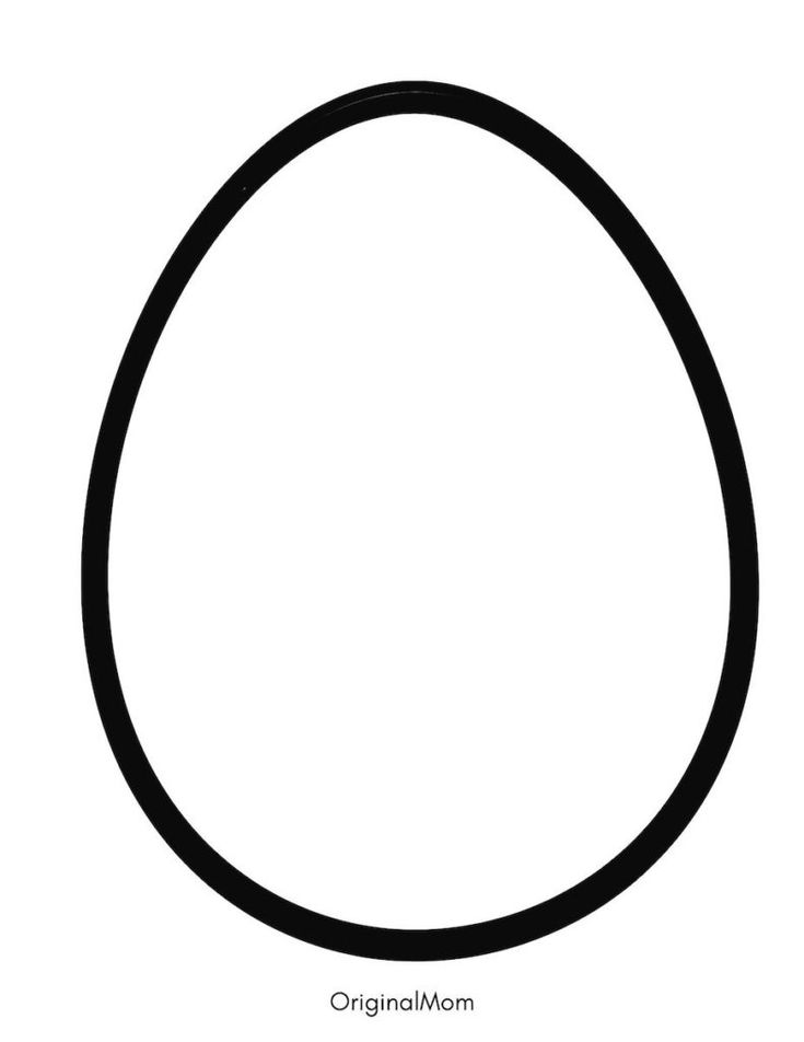 free printable egg shapes