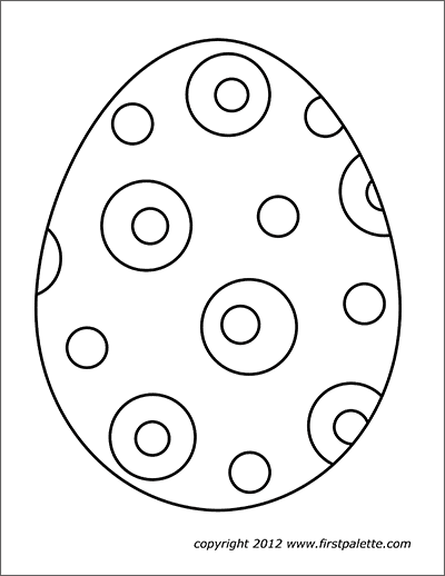 Easter Eggs | Free Printable Templates &amp; Coloring Pages ...