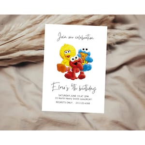 free printable elmo birthday invitations template