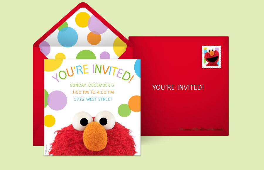 free printable elmo birthday invitations template
