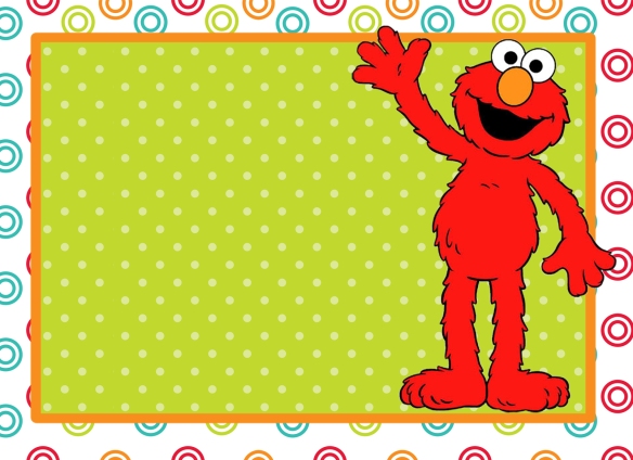 free printable elmo birthday invitations template