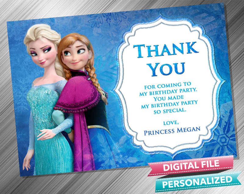 free printable elsa thank you cards