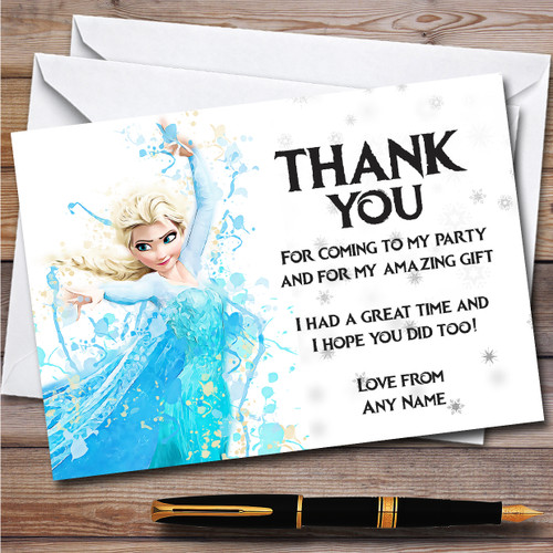 free printable elsa thank you cards