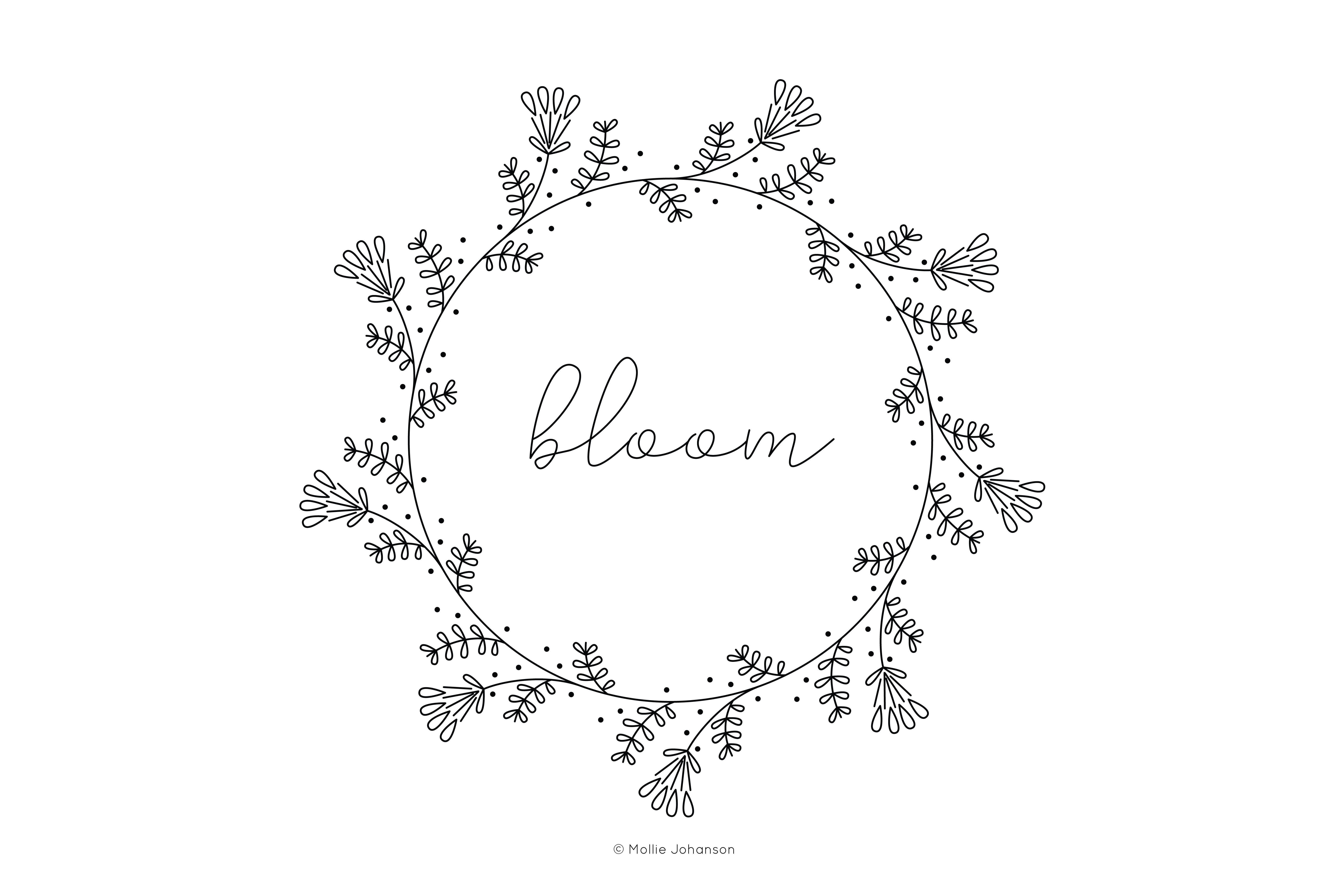 Free Vintage-Inspired Bloom Embroidery Pattern