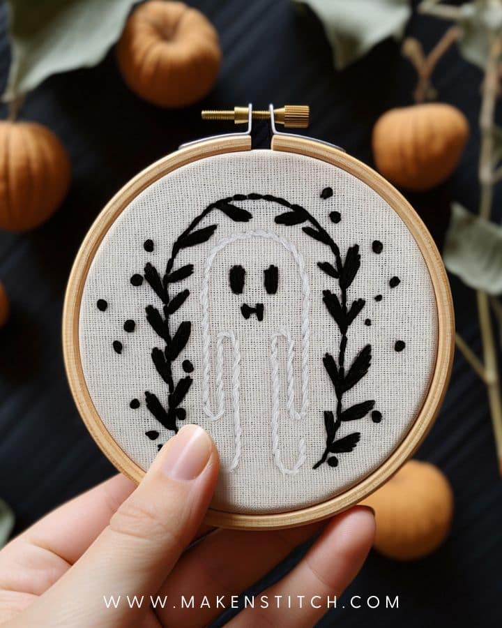 Youve Been Booed! Free Embroidery Pattern and Printable Tags
