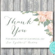 free printable engagement thank you cards