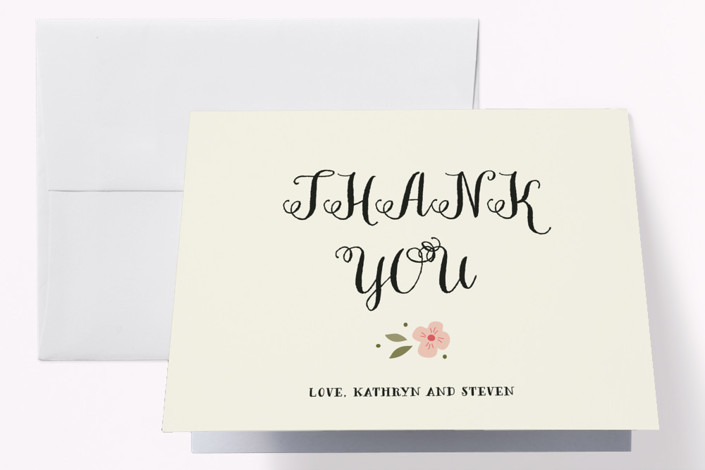 Beginning Engagement Party Thank You Cards by Susan Brown | Minted