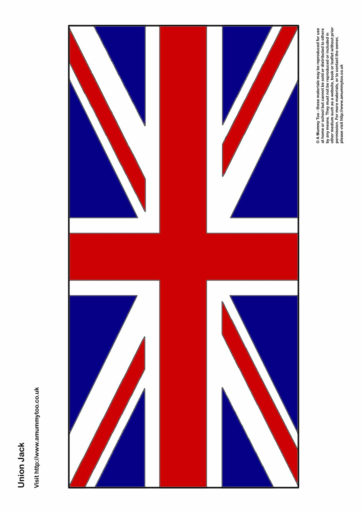 free printable english flags