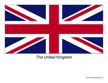 free printable english flags