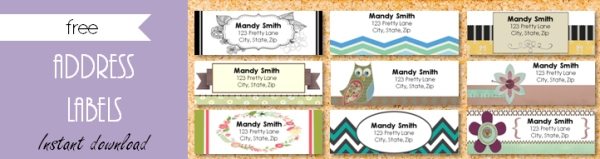 Sunflower Address Labels | Floral Return Address Labels