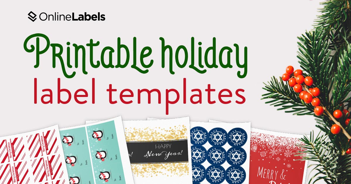 Free Printable Holiday Address Labels | Free printable labels ...