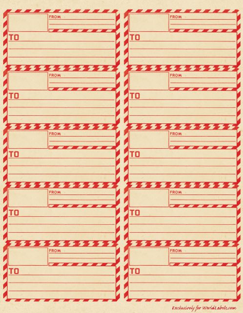 12 Places to Find Free Stylish Address Label Templates
