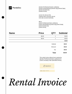 free printable equipment rental agreement