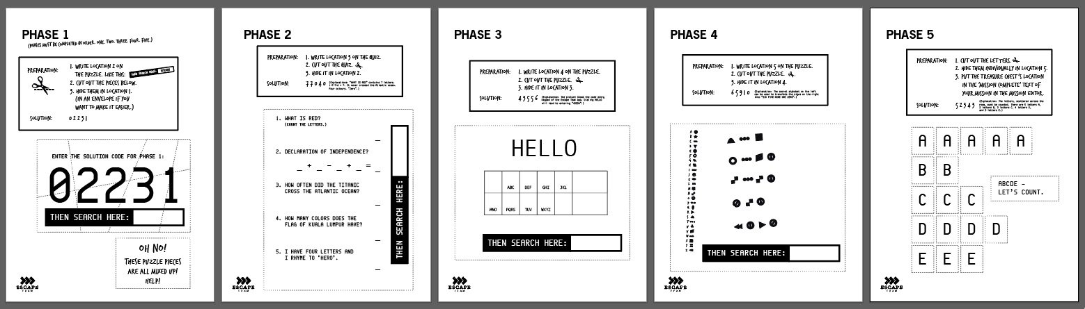 free printable escape room kit pdf