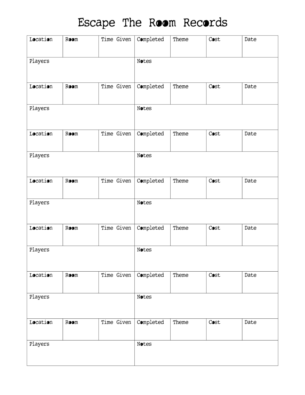 free printable escape room kit pdf