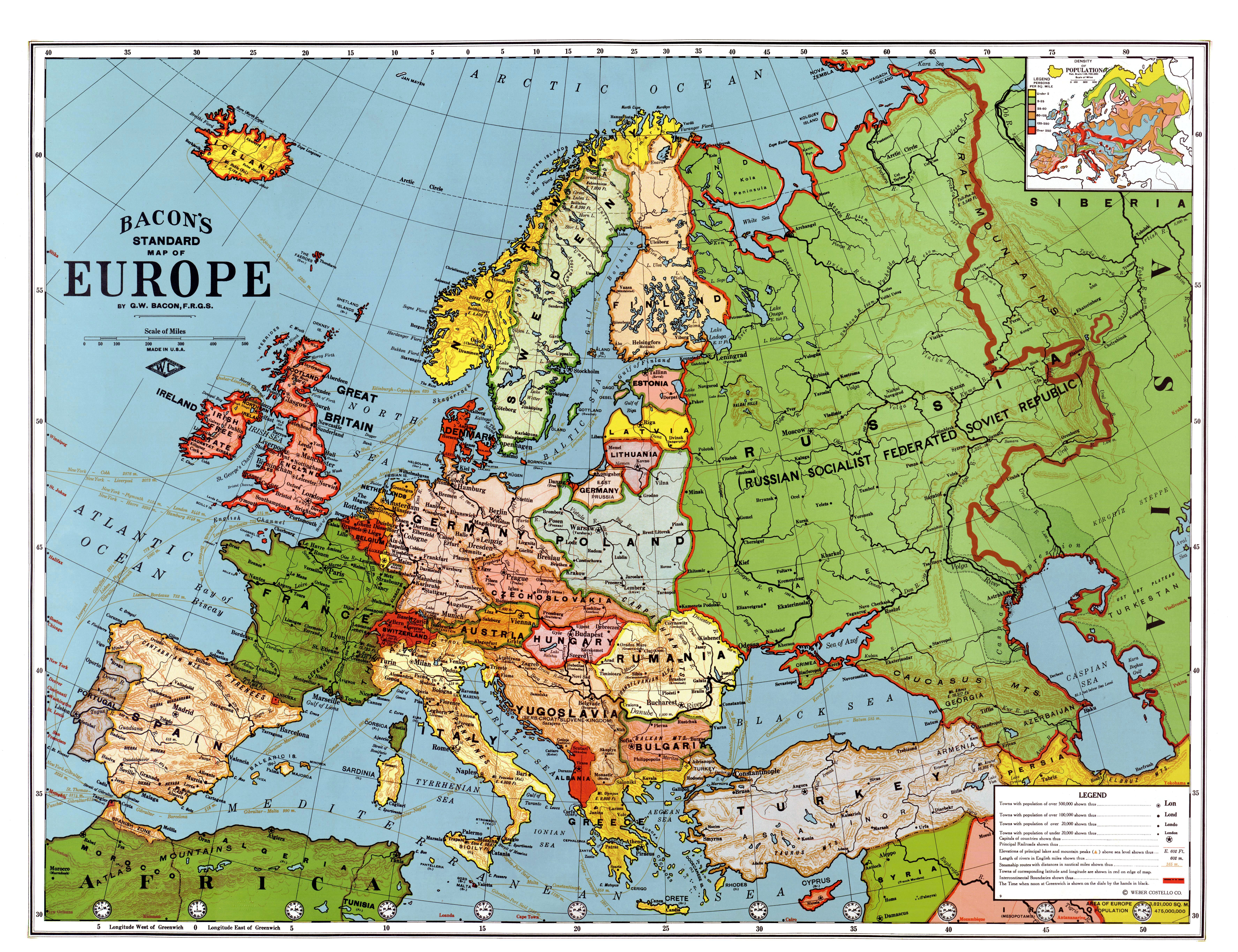 Wonderful Free Printable Vintage Maps To Download - Pillar Box Blue