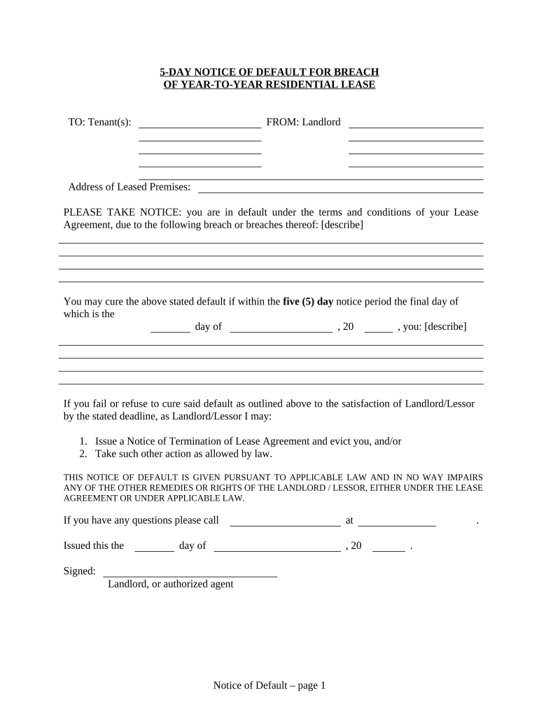 free printable eviction notice for wisconsin