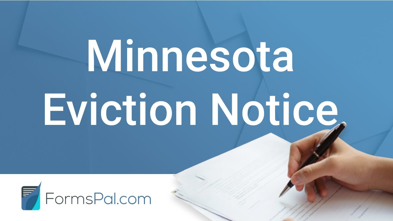 free printable eviction notice minnesota