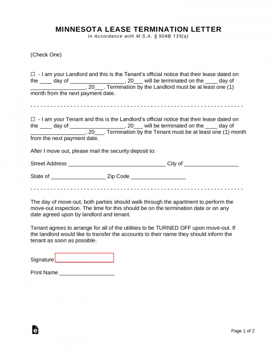 free printable eviction notice minnesota