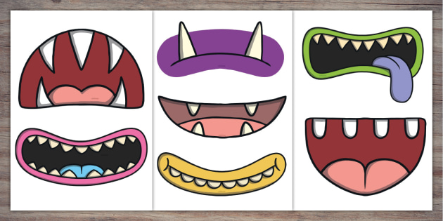 free printable eyes and mouth