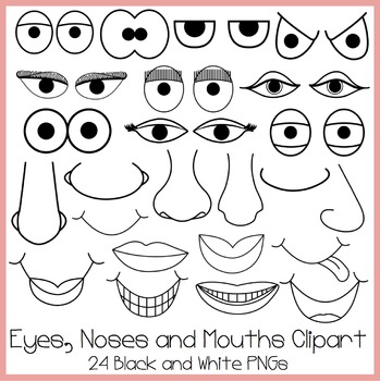 free printable eyes and mouth