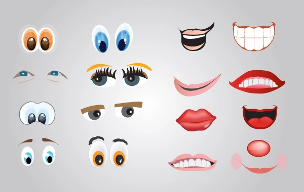 free printable eyes nose and mouth