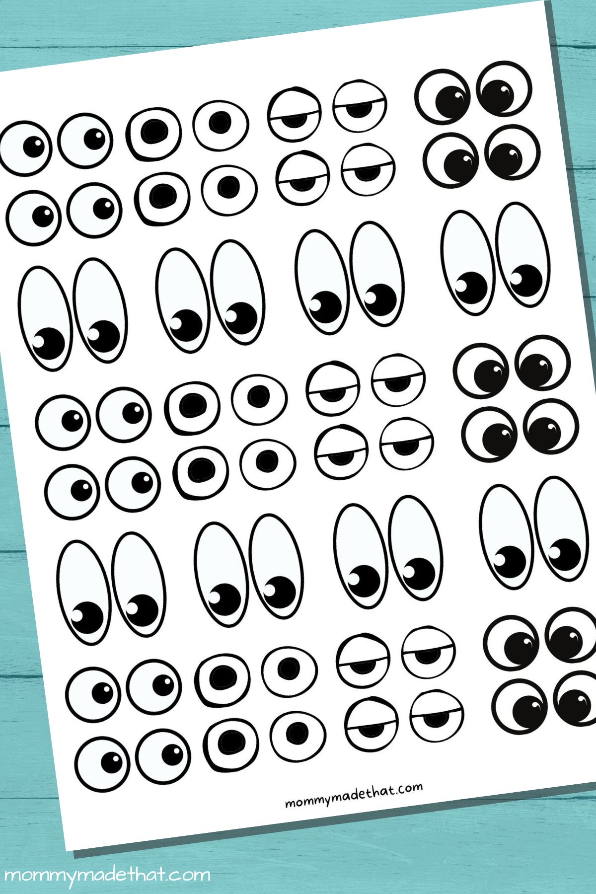 Free Printable Googly Eyes (Tons of Sizes!)