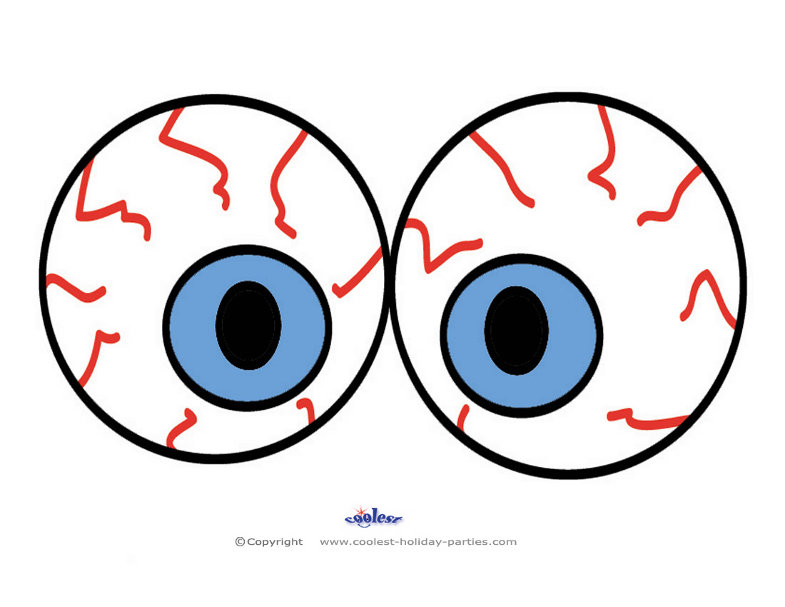 Large Printable Eyes 3 - Coolest Free Printables