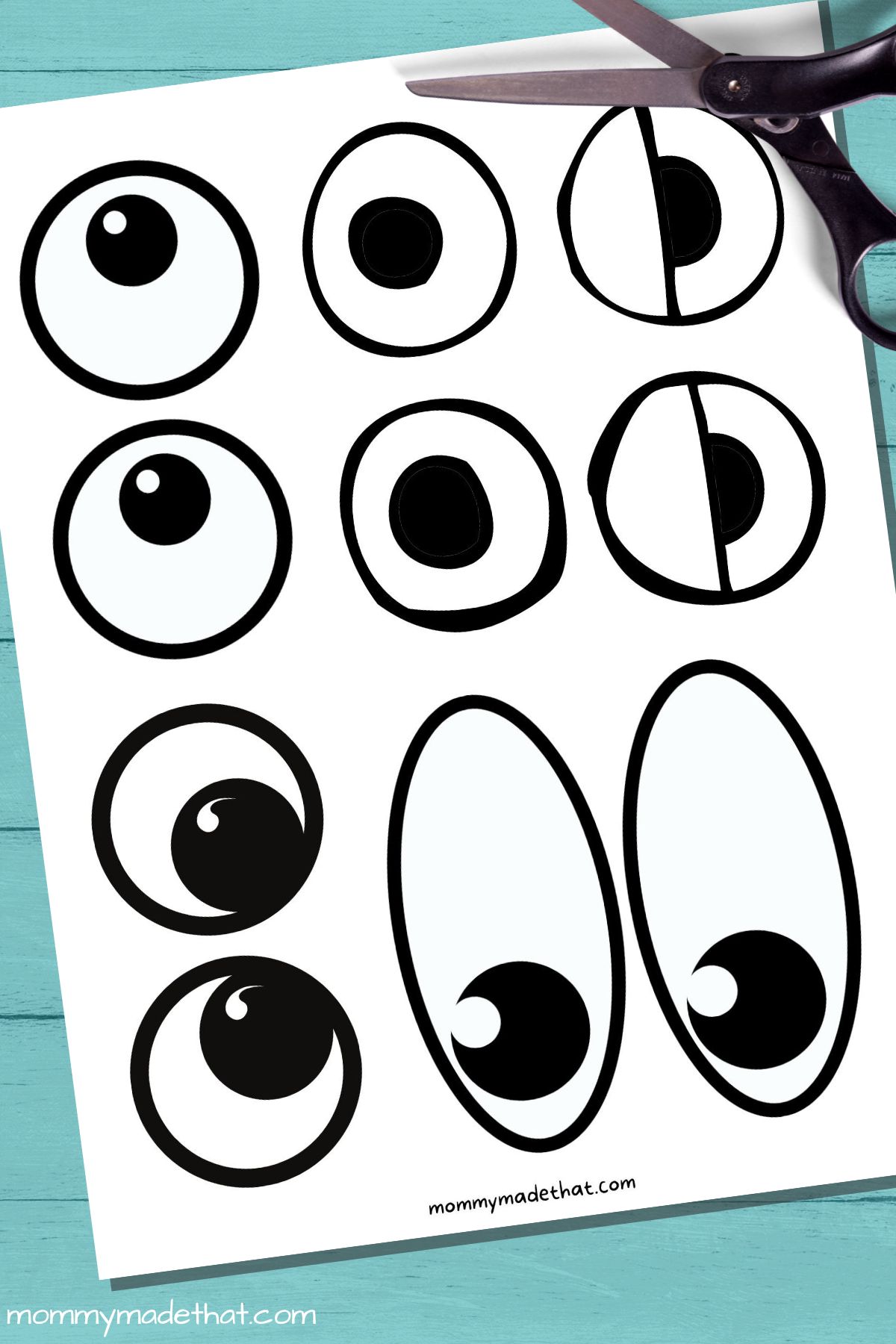 free printable eyes picture